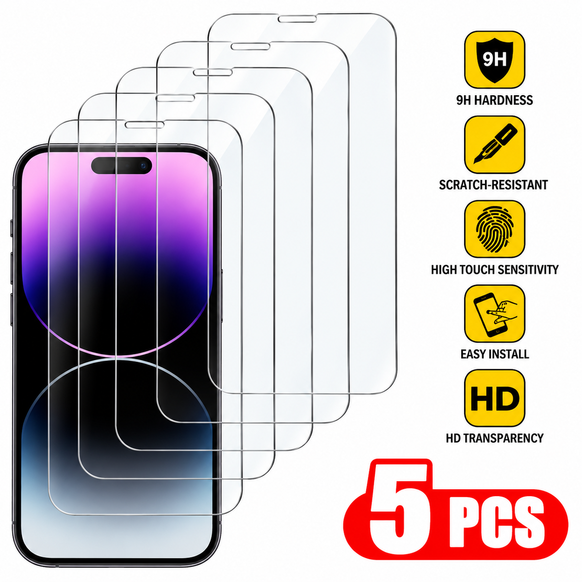 Tempered Glass for iPhone 5x